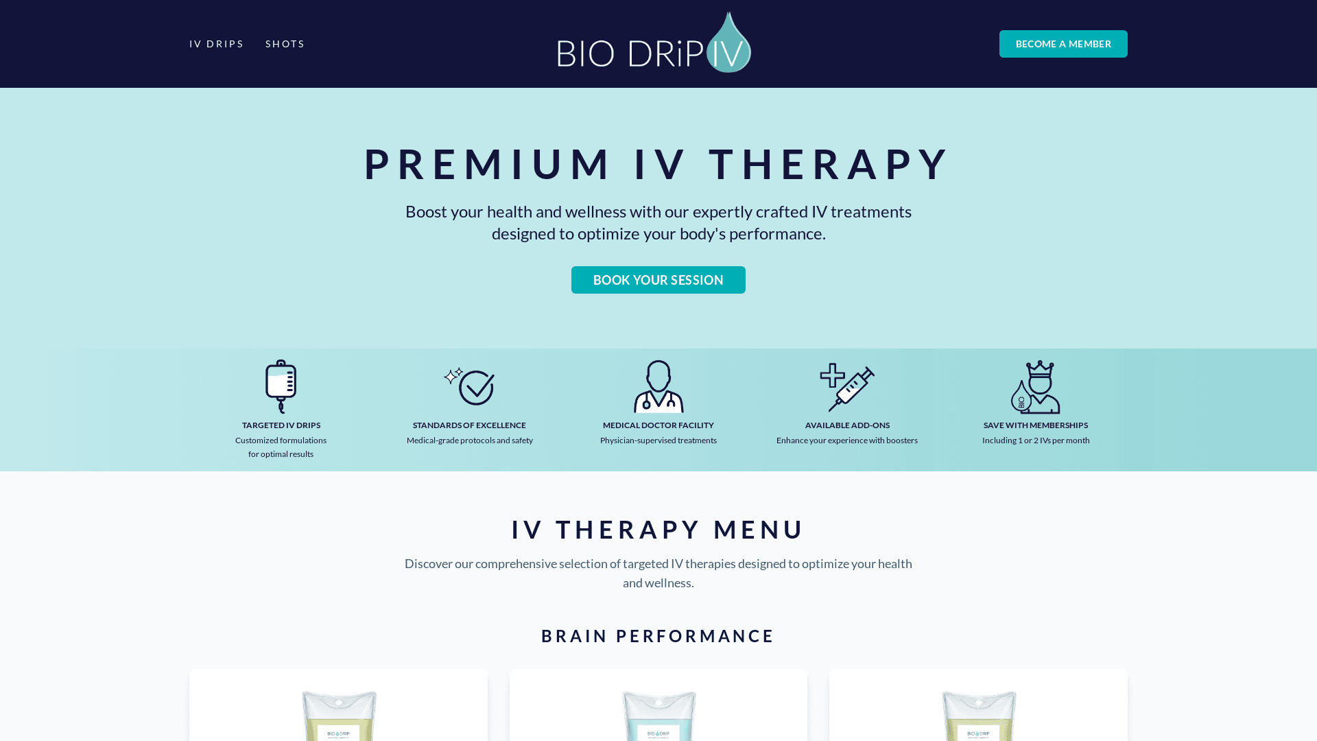 Bio Drip IV - Longevity clinic in El Paso, Texas